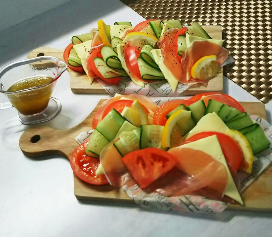 生ハム達のマリネ風サラダ♥オードブルに…の画像