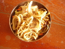 ソース焼きうどん