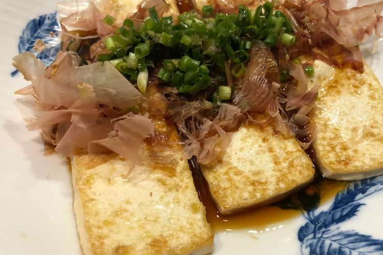 簡単 薄切豆腐のオリーブオイル焼き レシピ 作り方 By Papa パパ料理 クックパッド
