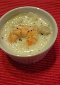 海老と白菜のクリームシチュー