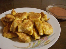チキンピカタ マヨソースで♪