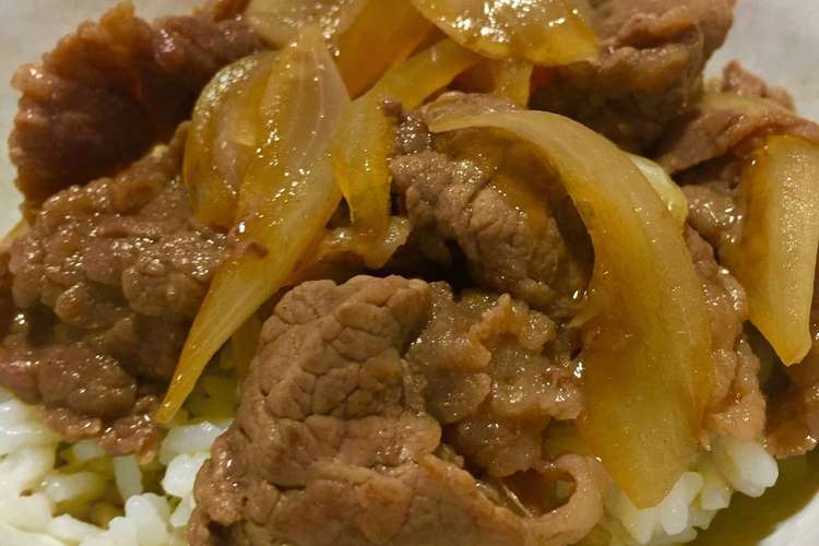 めんつゆ活用シリーズ 汁だく牛丼 レシピ 作り方 By Dericookin クックパッド 簡単おいしいみんなのレシピが367万品