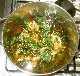 食べるわかめスープ♪簡単
