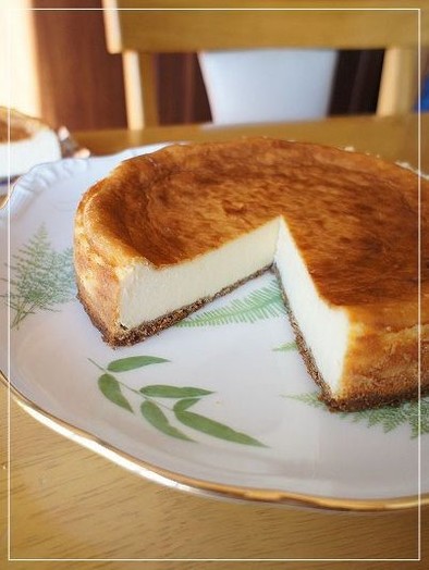 濃厚ベイクドチーズケーキ（小麦粉不使用）の写真
