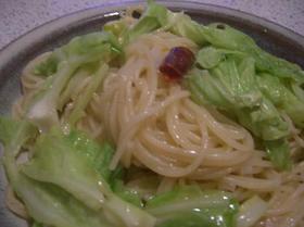 キャベツとアンチョビのパスタ