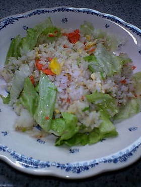♬鮭とレタスの炒飯♬