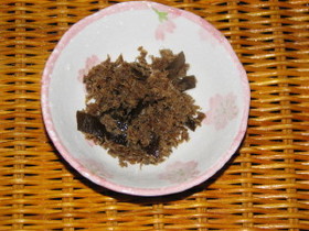 おだしをとった残りで『佃煮』