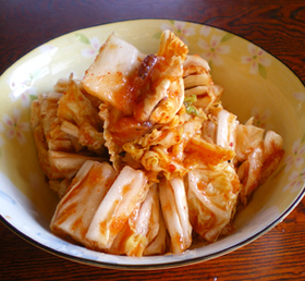 柚子でさっぱり手作りキムチ