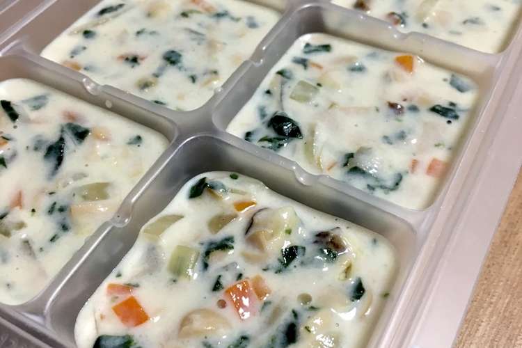 お豆と野菜のクリームシチュー離乳食後期 レシピ 作り方 By Na Ri クックパッド 簡単おいしいみんなのレシピが366万品