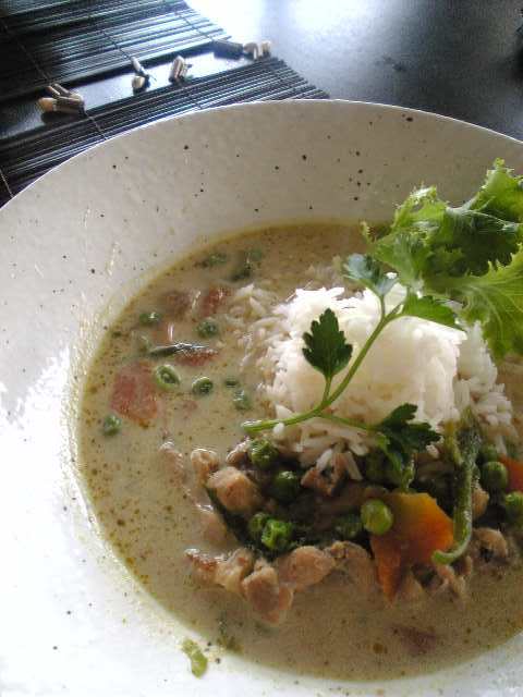 グリーンカレー＆タイ米の炊き方の画像