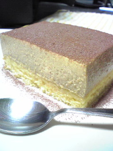 豆腐ヨーグルトプリンケーキの写真