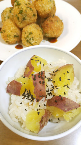 鳴門金時のしっとりホクホクさつまいもご飯