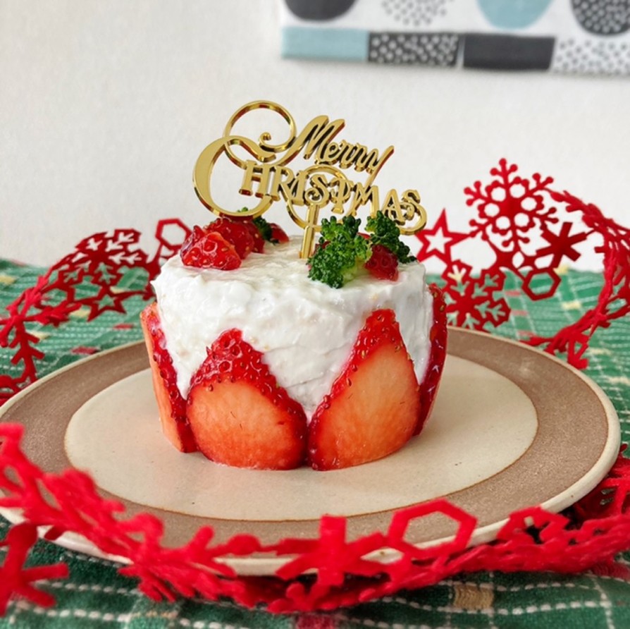 簡単♡犬用ケーキ クリスマス☆誕生日にの画像