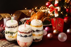 3種のキャンドルケーキ