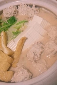 鶏味噌酒粕鍋