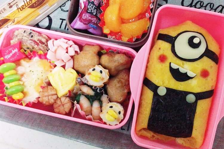 ミニオン キャラ弁 お弁当 ひよこさん レシピ 作り方 By Htts クックパッド 簡単おいしいみんなのレシピが362万品