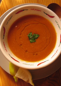 レンズ豆のなめらかスープ・トルコ風