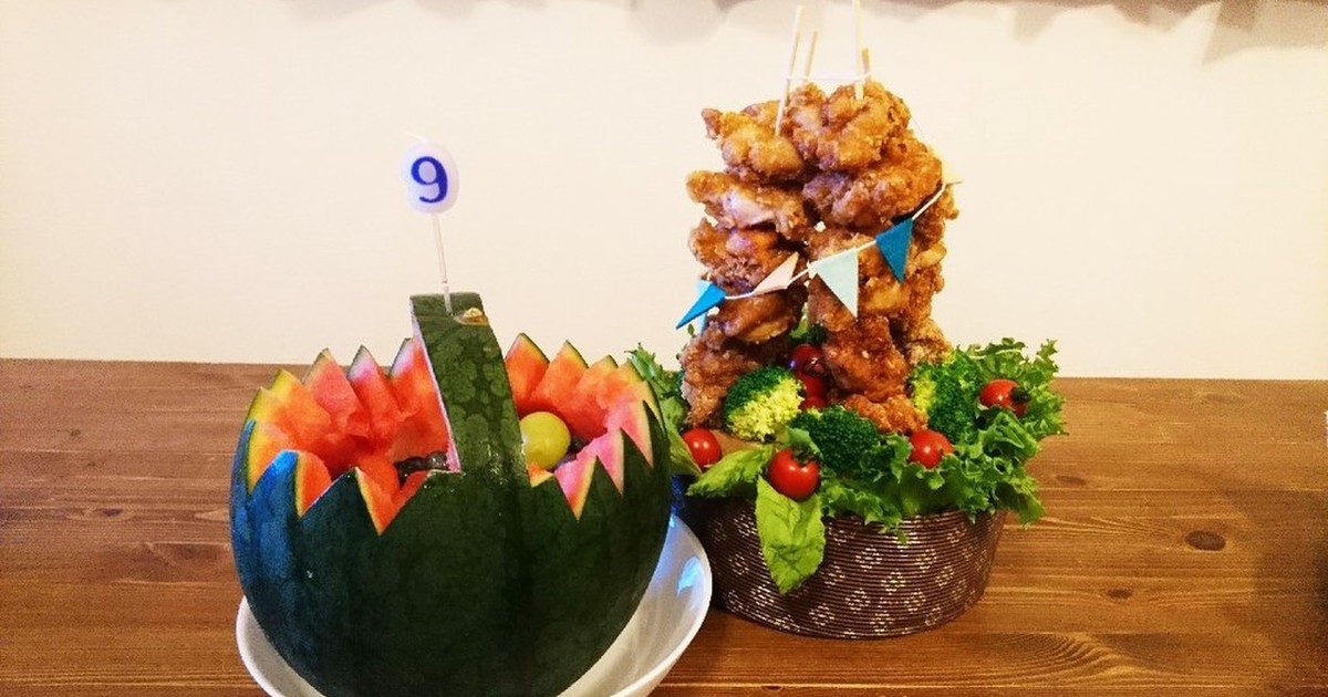 からあげツリー クリスマス 誕生日に レシピ 作り方 By ジュラーレ07 クックパッド 簡単おいしいみんなのレシピが358万品