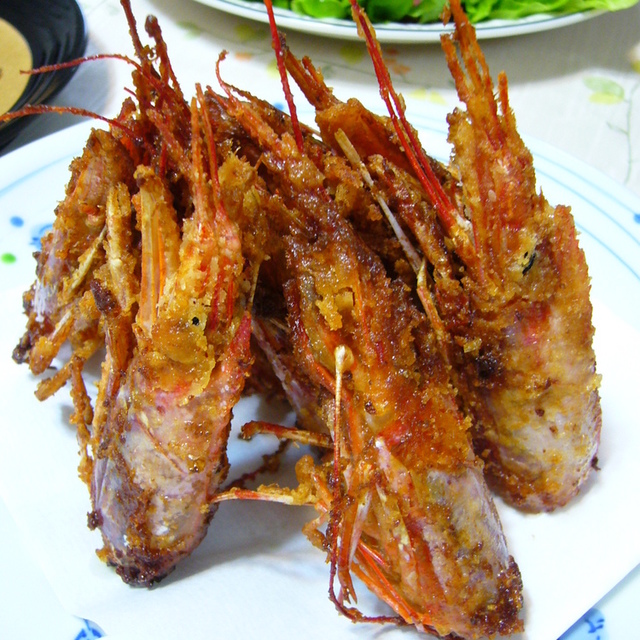 赤海老の頭のから揚げ レオン亭 レシピ 作り方 By レオン亭 クックパッド