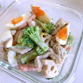 デパ地下風♪根菜ゴロゴロサラダ