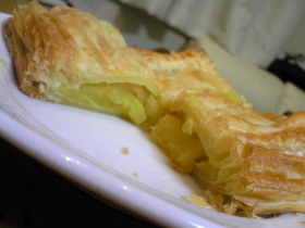 栗きんとんで♪スイートポテトアップルパイ
