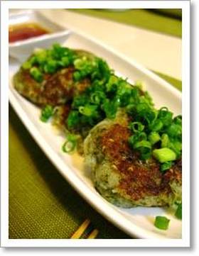 はんぺんと青海苔のおやき風