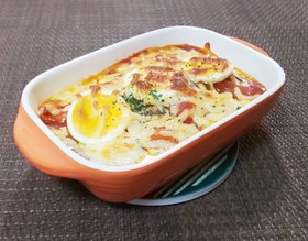 じゃがいもミートグラタン。