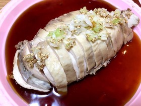 材料入れて煮るだけ★中華風 鶏ハム★