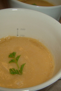 豆乳と野菜の食べるスープ