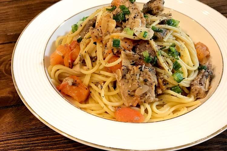 さば水煮缶で簡単 旨味たっぷりパスタ レシピ 作り方 By Riko クックパッド 簡単おいしいみんなのレシピが356万品