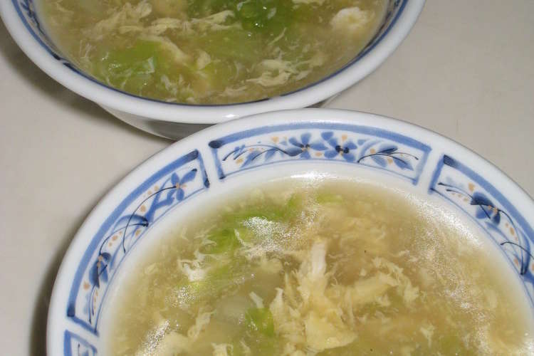 白菜 中華 スープ