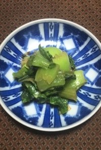 青梗菜のおひたし生姜風味