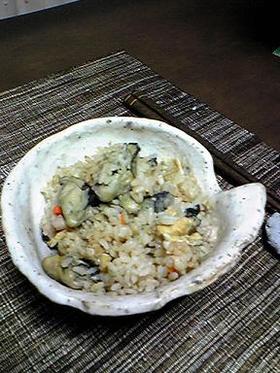 地元人が作る牡蠣飯