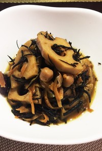 根菜とお豆とひじきの煮物