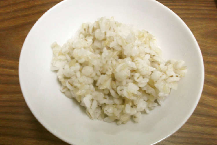 炊き 玄米 白米 方 混ぜる