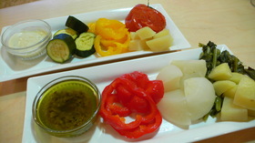 蒸し野菜&簡単絶品ソース☆