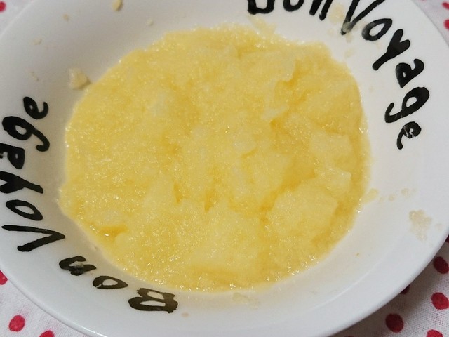 離乳食 変色しないりんごのすりおろし レシピ 作り方 By みわカメ太郎 クックパッド 簡単おいしいみんなのレシピが360万品