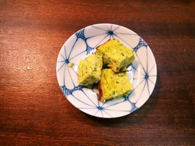 はんぺんと野菜の卵焼き