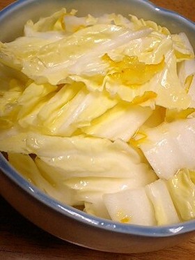 白菜シャキシャキ~ゆず甘酢~