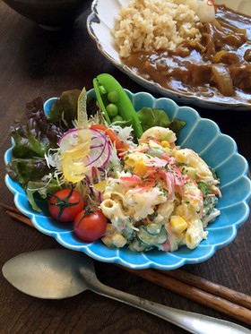 優しく美味しい【カニカマサラダ】