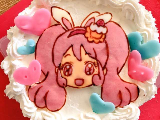 プリキュア キュアホイップ キャラチョコ レシピ 作り方 By りこ