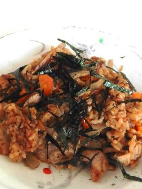 五目炊き込み味噌ご飯