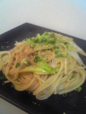 ねぎねぎッマヨ醤油パスタ