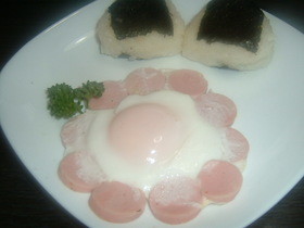 おさかななのに!?ひまわり目玉焼き