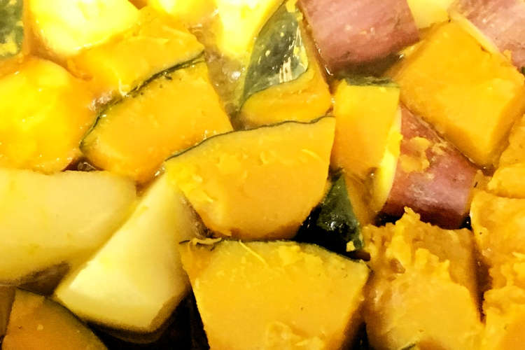 かぼちゃ じゃがいも サツマイモの煮物 レシピ 作り方 By ミナト クックパッド