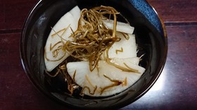 超簡単!納豆昆布で大根の漬物
