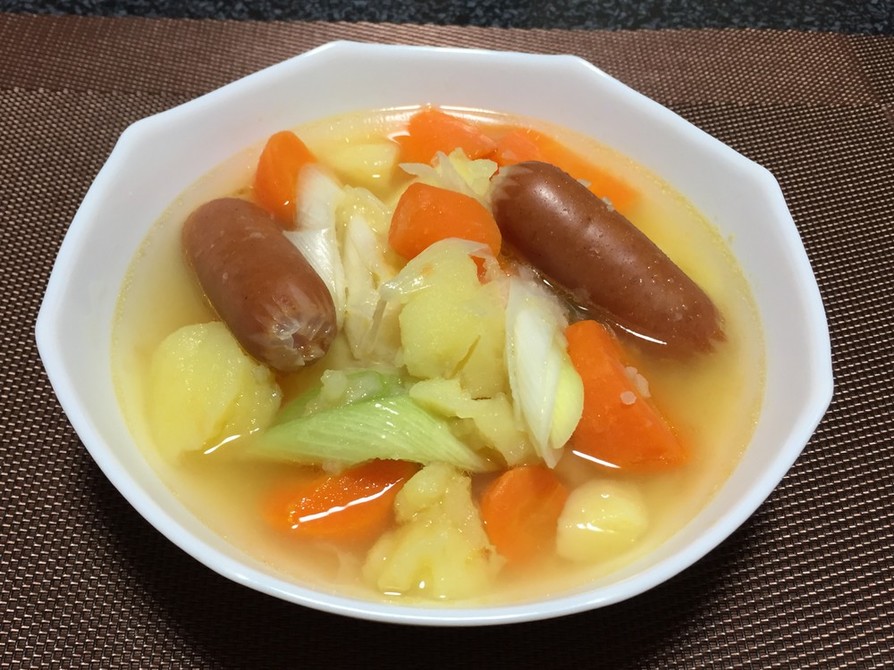 野菜たっぷりスープ!(^^)!の画像