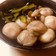 もち麩と小松菜の煮物