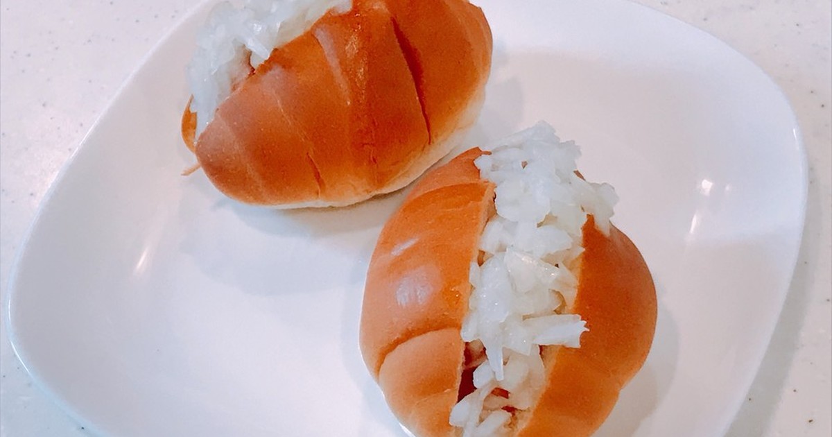 甘酢玉ねぎ多めの ロールパンホットドッグ レシピ 作り方 By クックまいななパパ クックパッド 簡単おいしいみんなのレシピが355万品