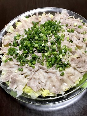 簡単♪豚と野菜のレンジ蒸し